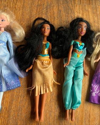 Lotto 4 bambole Principesse Disney Hasbro