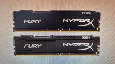 Kingston HyperX Fury 8GB (2×4GB) DDR4‑2133 CL14