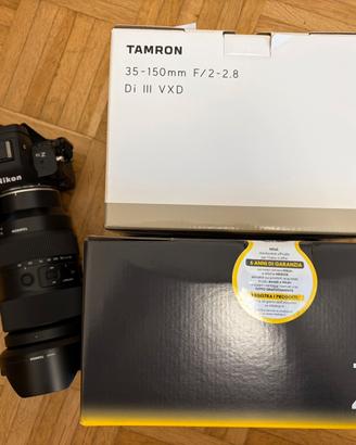 Fotocamera Nikon z5II e Tamron 35-150mm F2-2.8