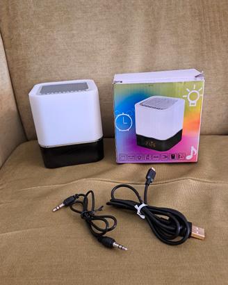 Mini-hifi speaker con luci a led
