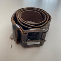 Cintura in cuoio marrone scuro Fornarina tg.L