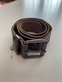 Cintura in cuoio marrone scuro Fornarina tg.L