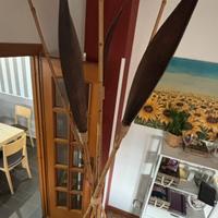 Canne di bambù e banane