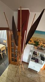 Canne di bambù e banane