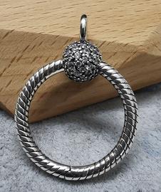 Pandora Pendente Pandora O Medio pavé 399097C01