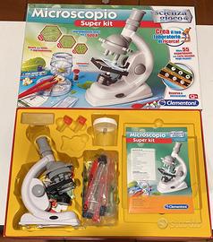 Clementoni, Microscopio super Kit. Gioco educativo