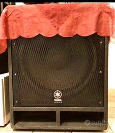 Subwoofer attivo professionale per dj yamaha SW500