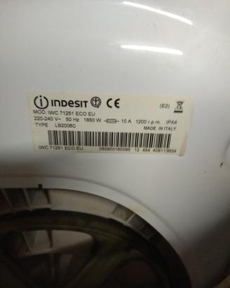 Lavatrice Indesit ricambi