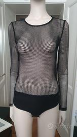Body,  maniche lunghe.  tg. S/M Nuovo