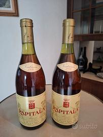 Set 2 bottiglie vintage Rapitalà Alcamo del 1986