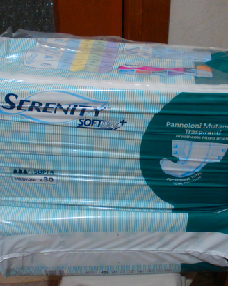 serenity soft dry pannoloni mutandina traspiranti
