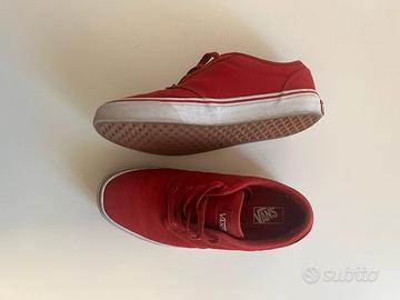 Scarpe Vans Rosse Donna