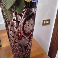 Vaso argento e cristallo