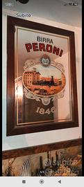 Specchio pubblicitario vintage Birra Peroni 1846 a
