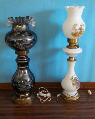 Lampade Vetro Opalino vintage