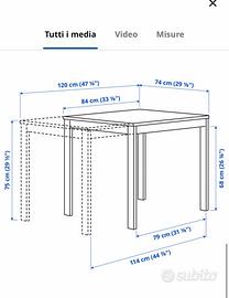 Tavolo allungabile ikea