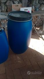 3 Taniche di plastica blu in poliestere