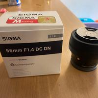 Sigma 56 1.4 sony e