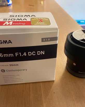 Sigma 56 1.4 sony e