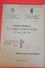 Documento Antico Patto Generale