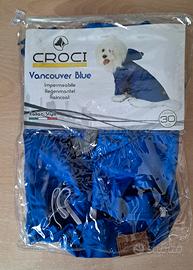 Impermeabile cane Vancouver blue CROCI