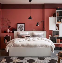 LETTO IKEA MALM 160x200 CON 4 CASSETTONI