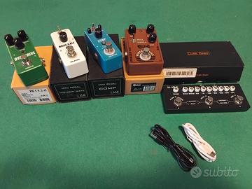 EFFETTI PER CHITARRA - set di pedali