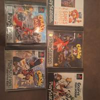 6 giochi ps 1 non rigati funzionanti