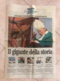 giornali e riviste d'epoca - papa Wojtyla