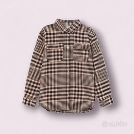 Giacca-camicia in twill di cotone da ragazza