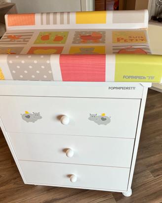 Fasciatoio Foppapedretti con vaschetta e cassettie