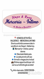 Attività commerciale Merceria