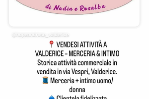 Attività commerciale Merceria