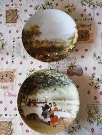 2 piatti da collezione vintage