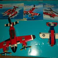 2 aerei lego creator originali
