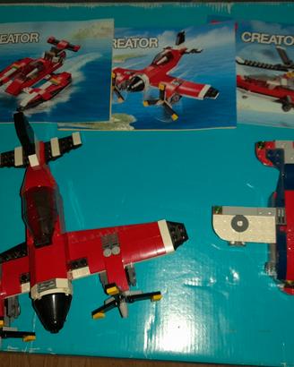 2 aerei lego creator originali
