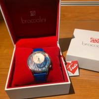 Orologio subacqueo braccialini blu azzurro nuovo