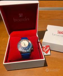 Orologio subacqueo braccialini blu azzurro nuovo