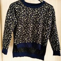 Pullover Zara fantasia leopardata