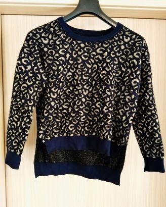 Pullover Zara fantasia leopardata