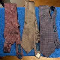 3Cravatte seta lana Eddy monetti ROMA