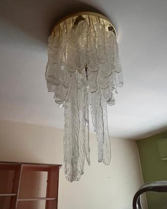 Lampadario vetro murano