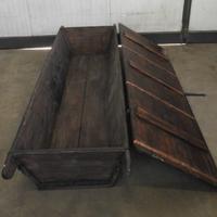 Baule - cassapanca - contenitore in legno