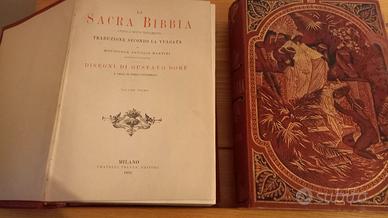Sacra Bibbia 1896 in due tomi