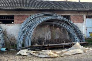 Centine per serre con piedini