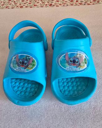 Ciabatte Sabot Bambino Disney Stitch blu
