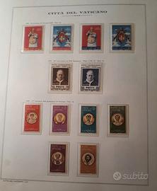 Città del Vaticano francobolli 1958-83 completa