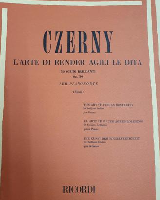 Czerny l'arte di render agili le dita