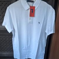 Polo Trussardi Jeans bianca - Nuova con cartellino