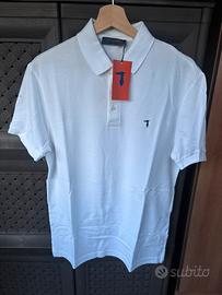 Polo Trussardi Jeans bianca - Nuova con cartellino